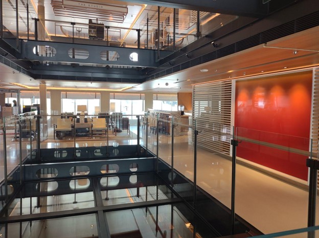 The reception area onboard Viking Octantis, photo by Jenna Buege