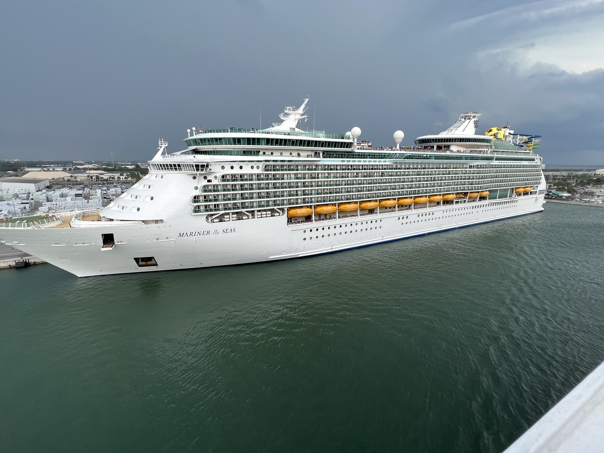 Cruise Ship Shorts – Royal Caribbean’s Mariner of the Seas Cruise Ship Docked at Port of Canaveral