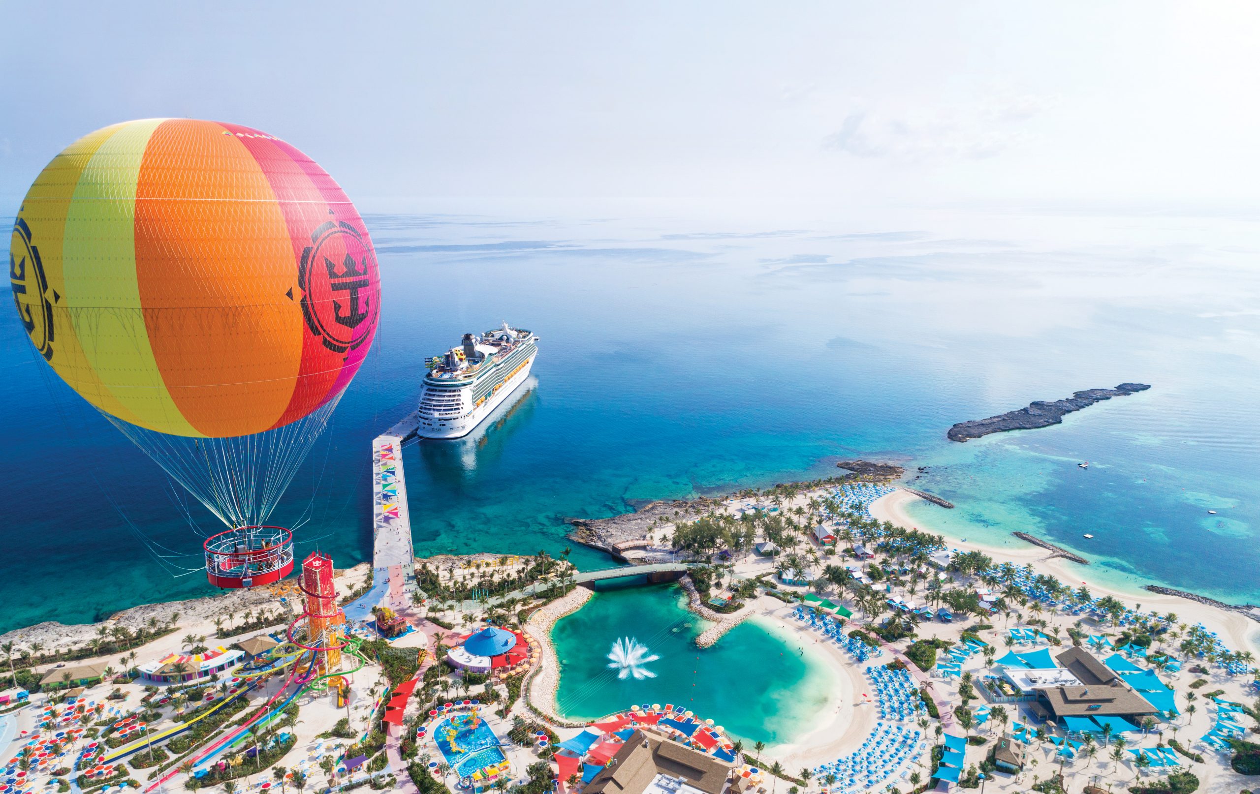 Cruise Destinations - Royal Caribbean's Zipline at Their Private Island Perfect Day at Coco Cay