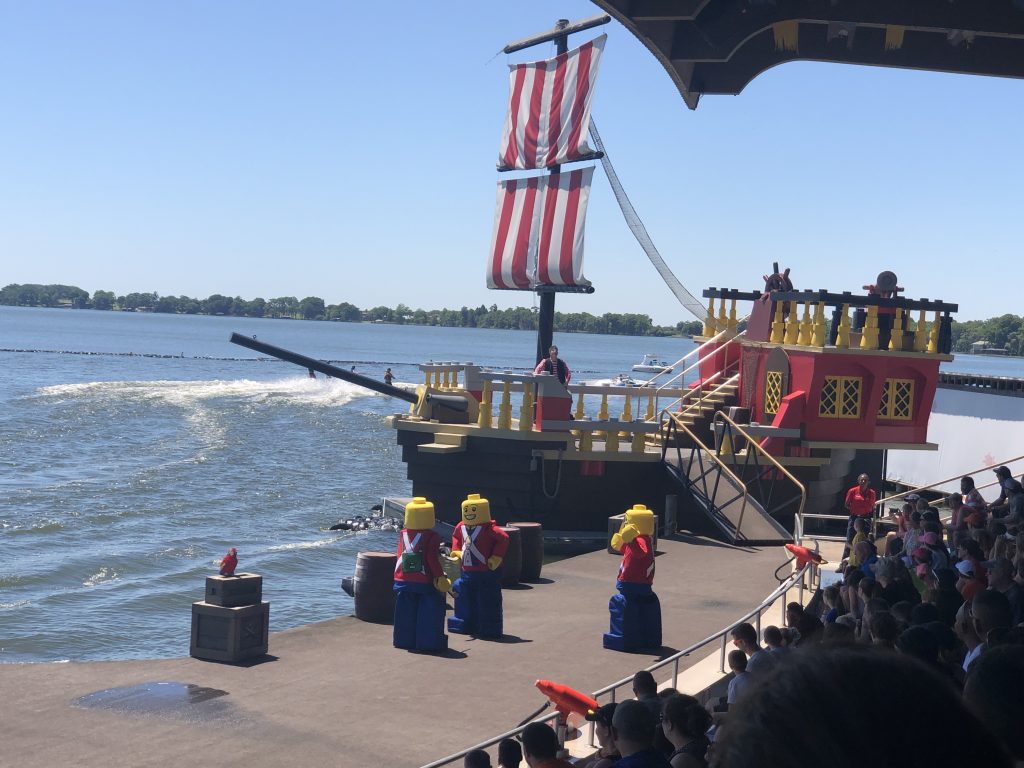 Watersking stunt show at Legoland Florida