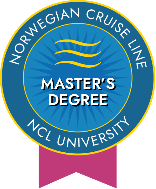 We are trained and certified with a Norwegian Cruise Line Master's Degree