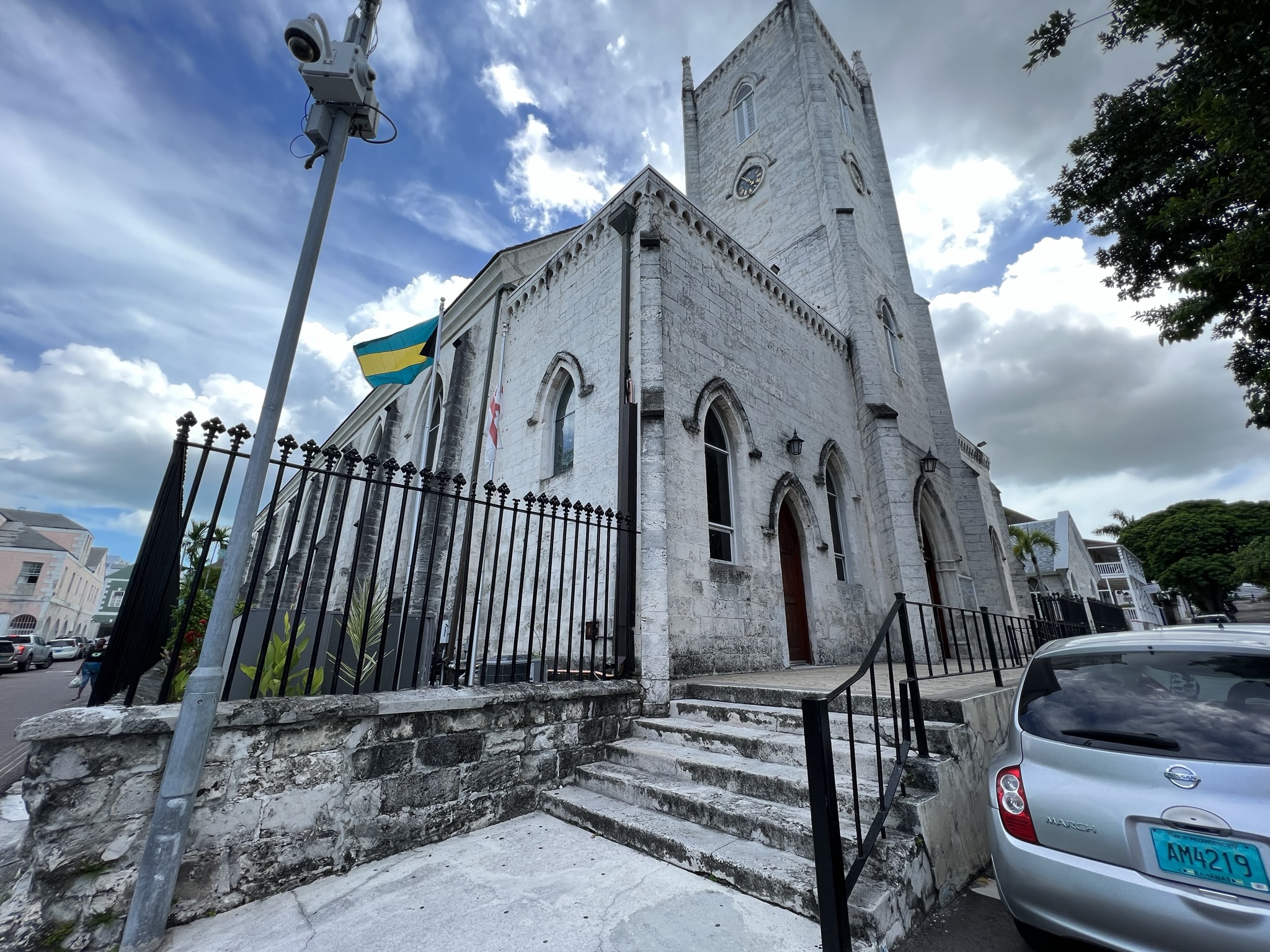 Exploring Christ Church Cathedral in Nassau, Bahamas