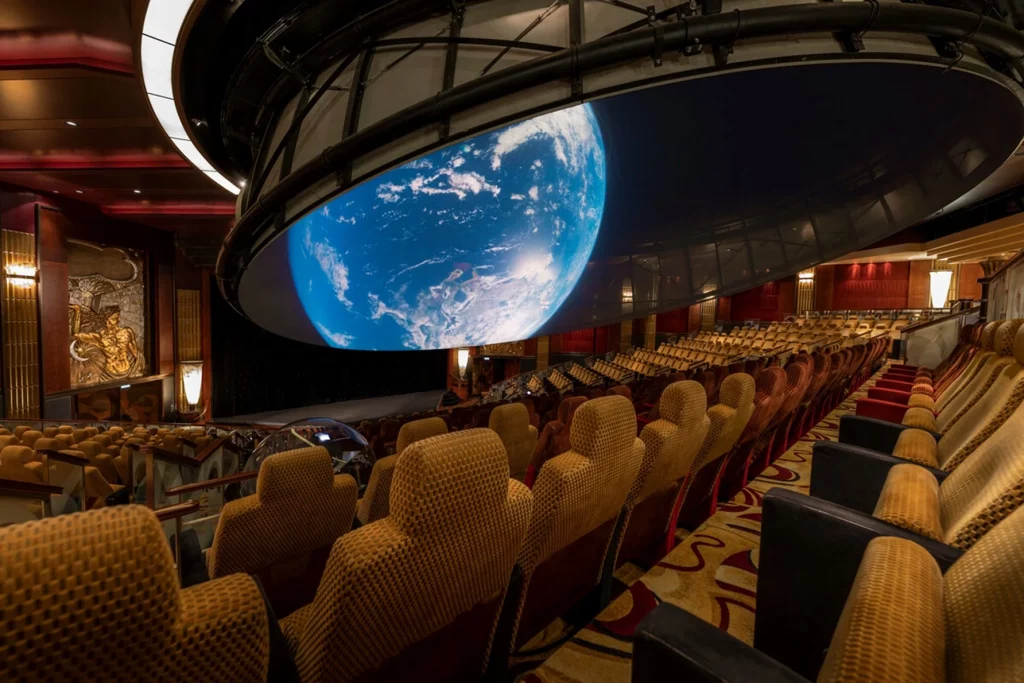 Guests can catch a show at the planetarium when they sail with Cunard. (Courtesy of Cunard)