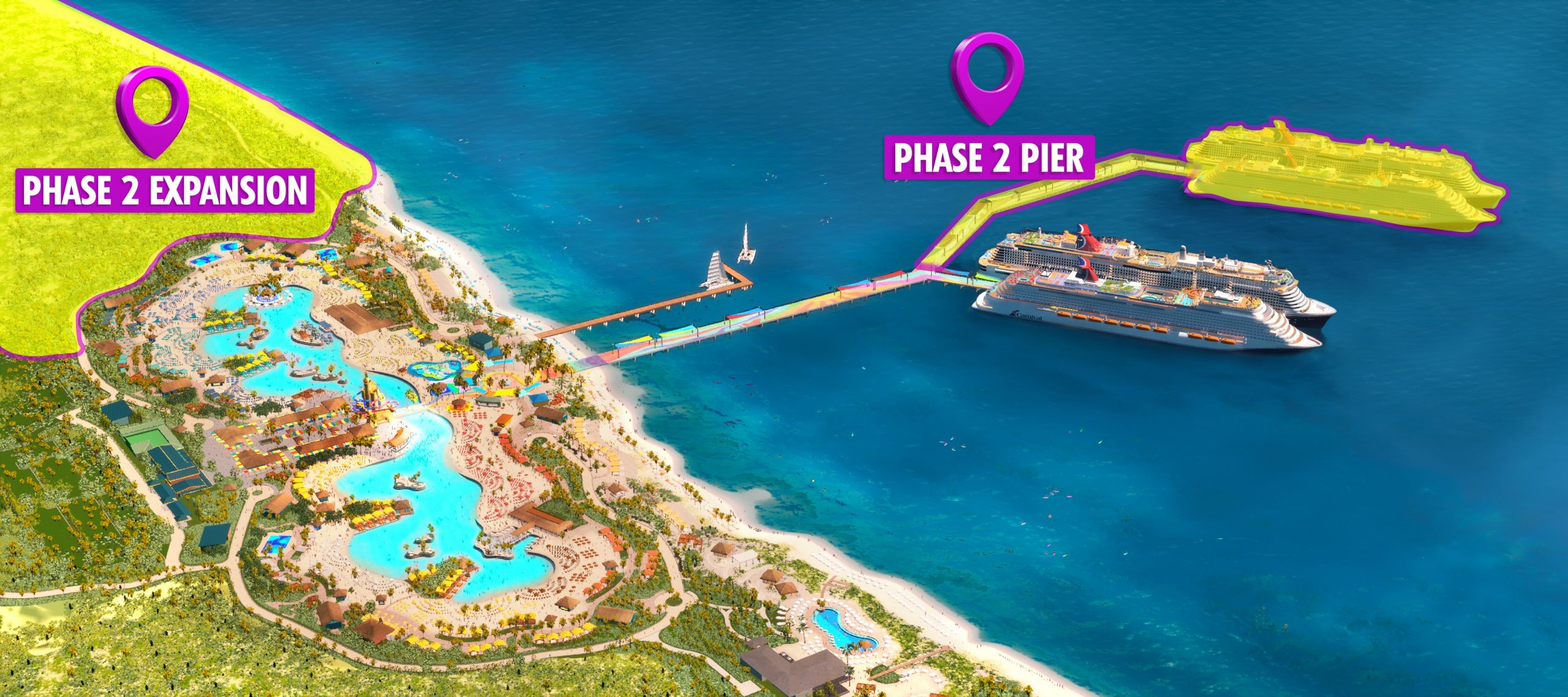 Carnival Corporation Announces New Pier Extension for Celebration Key in the Bahamas