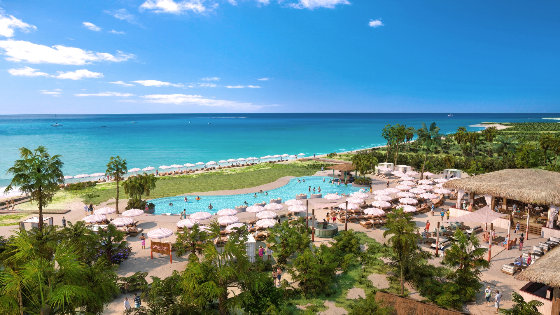 Carnival Cruise Line Reveals Pearl Cove Beach Club, Celebration Key’s Exclusive Retreat