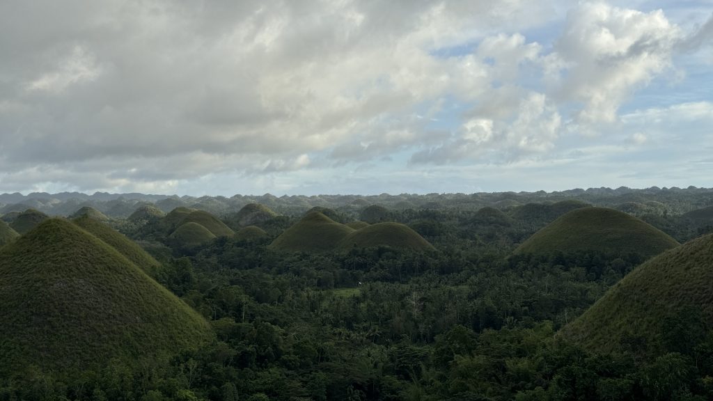 Exploring the Chocolate Hills Natural Monument in Bohol, Philippines