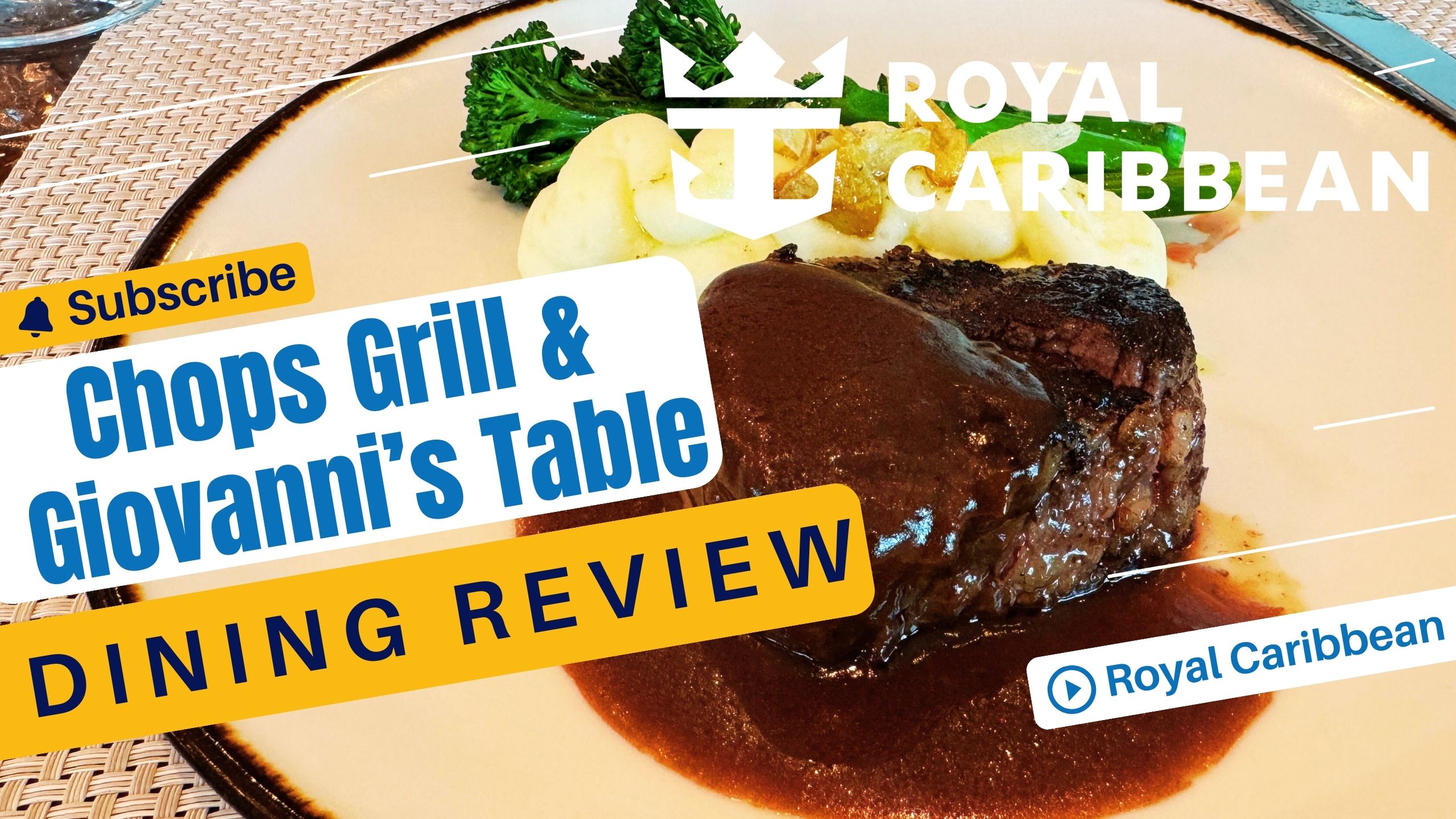 Independence of the Seas Premium Dining Review – Lunch at Chops Grill & Giovanni’s Table