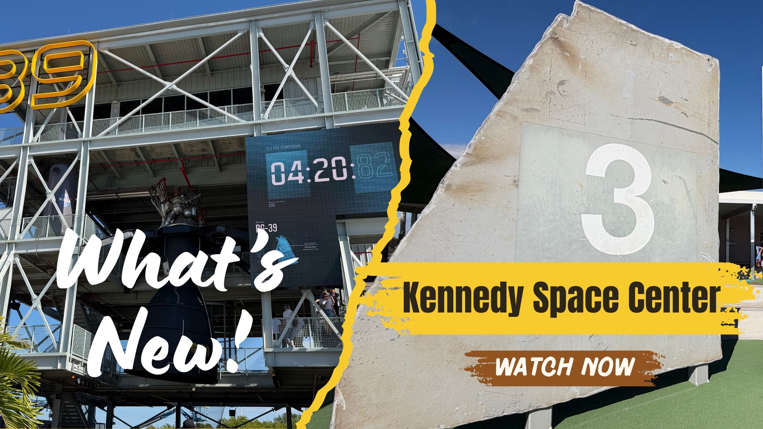 What’s New at Kennedy Space Center 2026 | LC 39 Gantry, Holiday Decor, and Blue Origin VR Experience