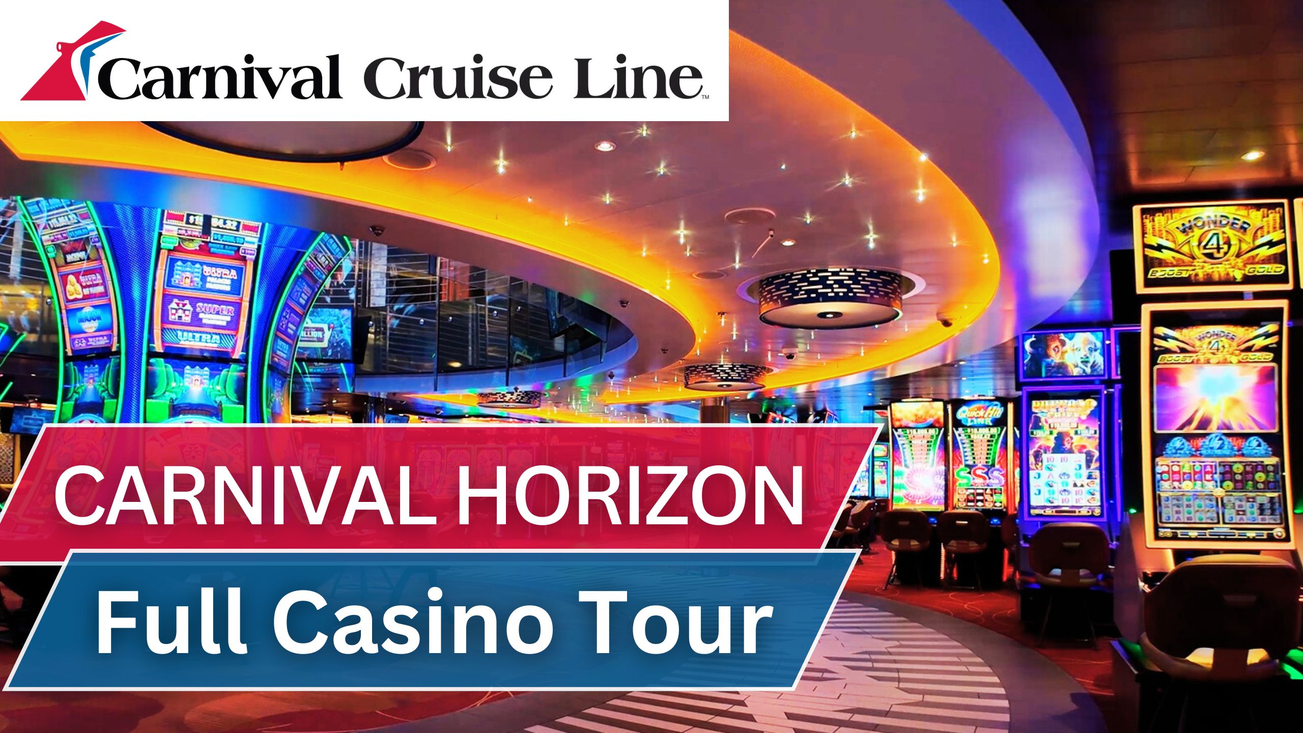 Carnival Horizon Casino Tour | All Slots, Video Poker, Skill Games & Table Games