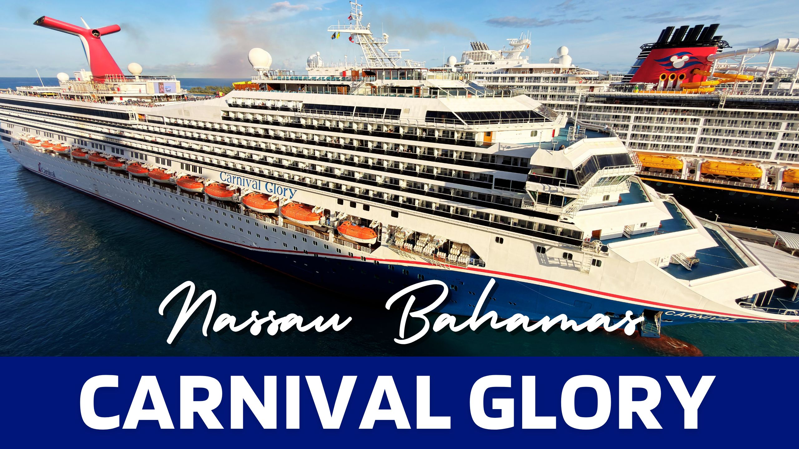 Carnival Glory Arriving in Nassau Bahamas | Ship Watching & Docking at Port