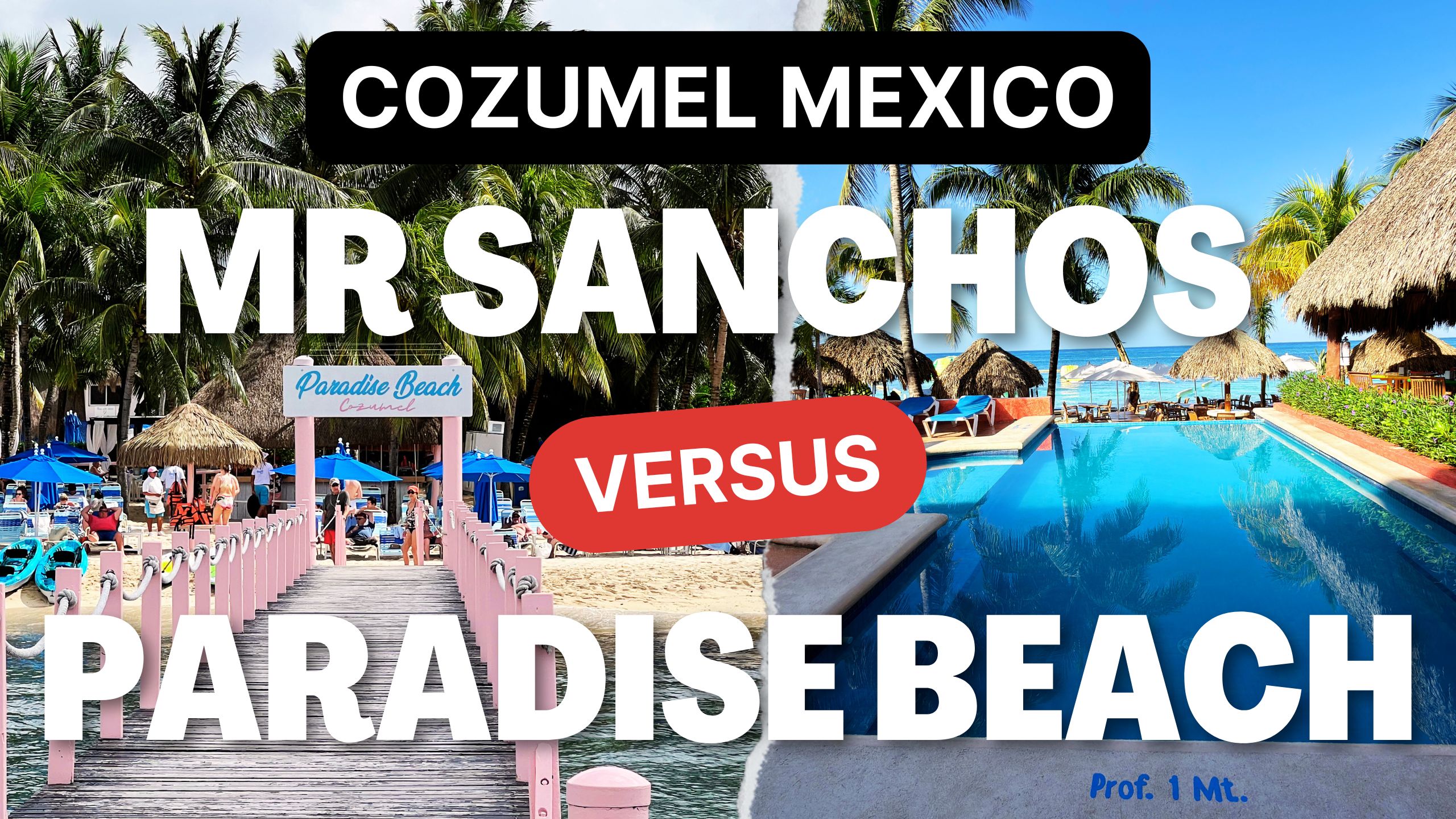 Mr. Sanchos vs Paradise Beach Club | Best Beach Club in Cozumel for Cruise Passengers?