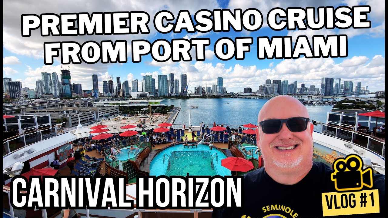 Carnival Horizon Cruise Vlog #1 | Premier Casino Offer Plus Boarding in Miami!