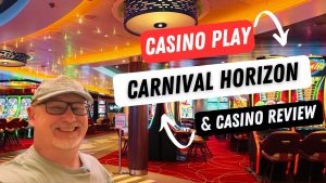 Carnival Horizon Casino Review! Playing NEW Slot Machines for the First Time