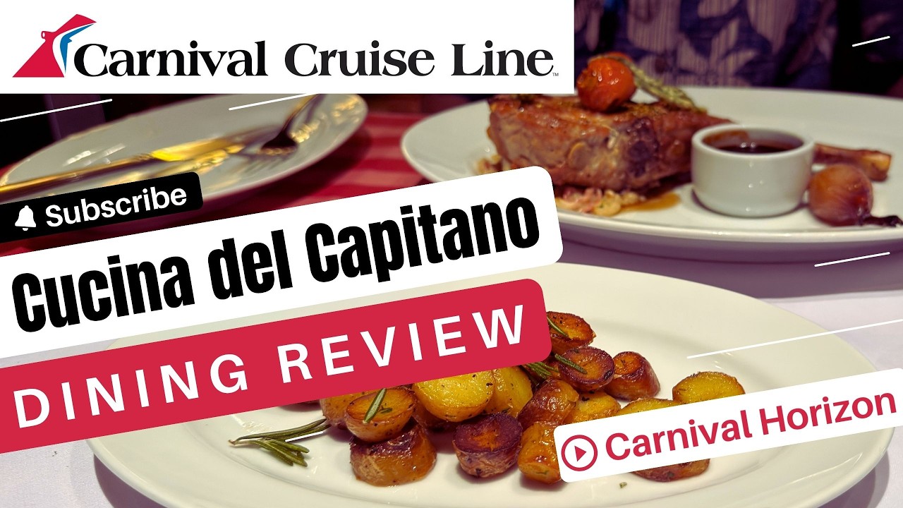 Carnival Premium Italian Review | Cucina del Capitano on Carnival Horizon