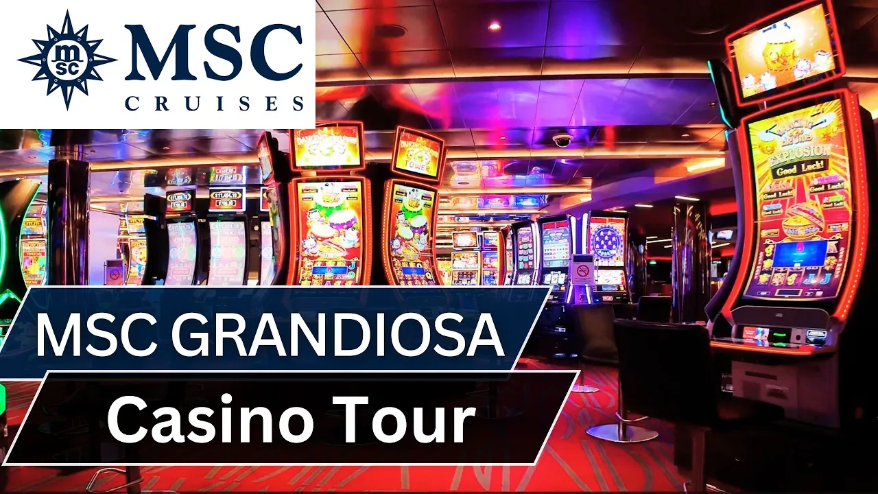 MSC Grandiosa Casino Tour | Le Grande Casino Walkthrough, Slots & Table Games